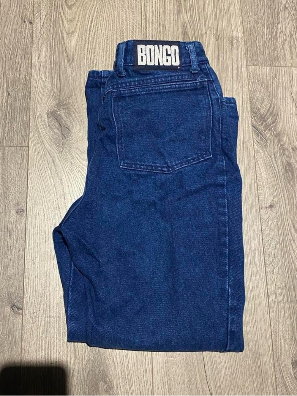 BONGO vintage Blue high waisted, high rise Denim Jeans, size 11, waist 26”